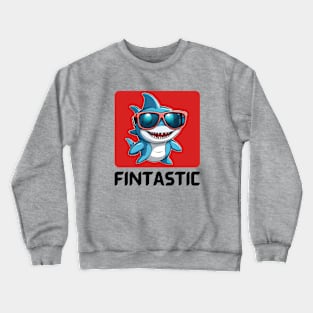 Fintastic | Shark Pun Crewneck Sweatshirt